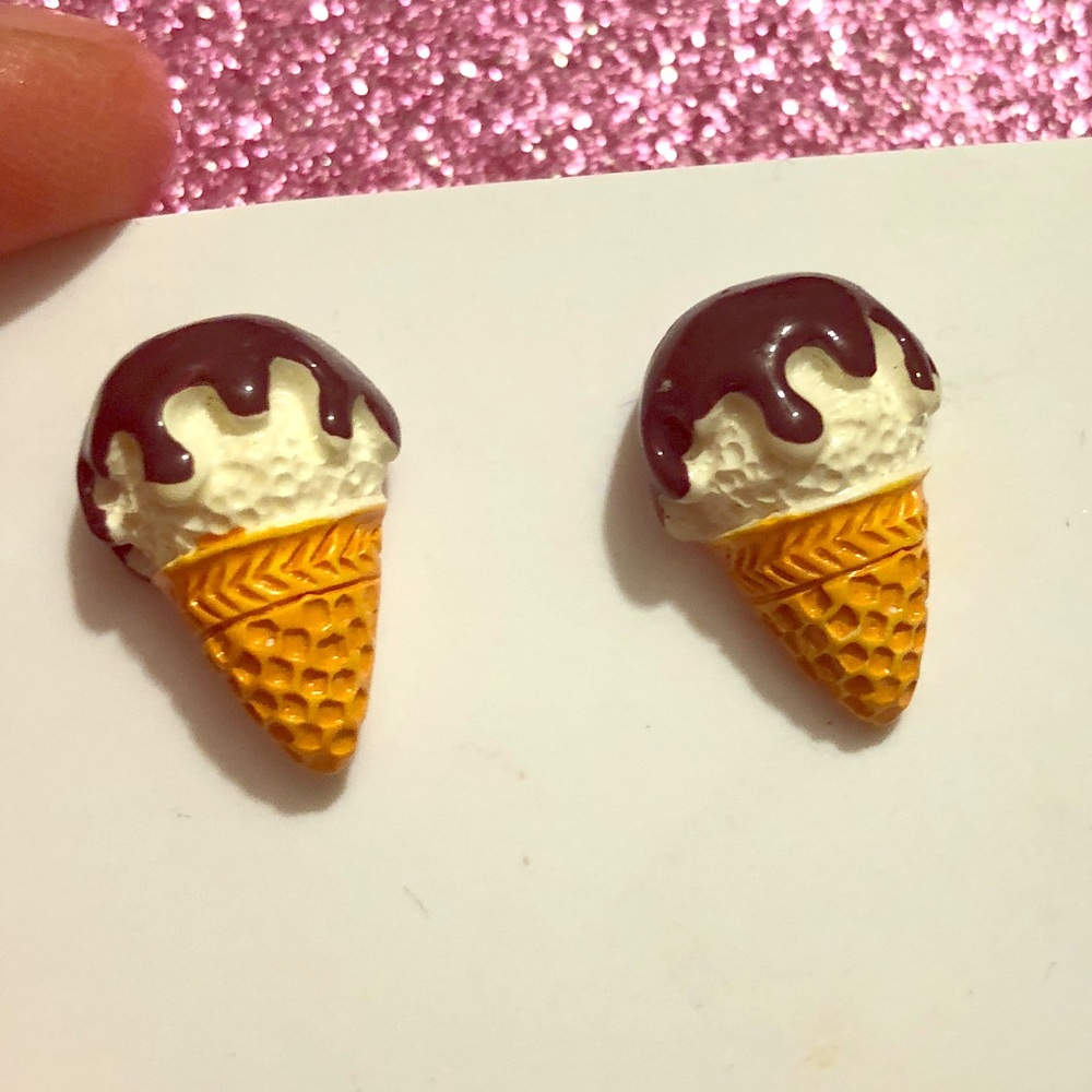 Ice cream Stud Earrings 🍦